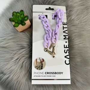 New Case-Mate Crossbody Phone Chain Holder - Lavender